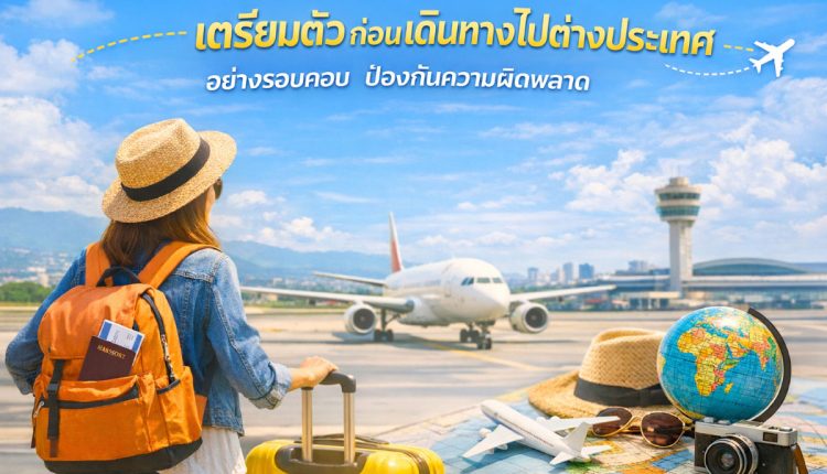การเตรียมตัวออกเดินทางไปต่างประเทศ ไม่ให้เกิดความผิดพลาด